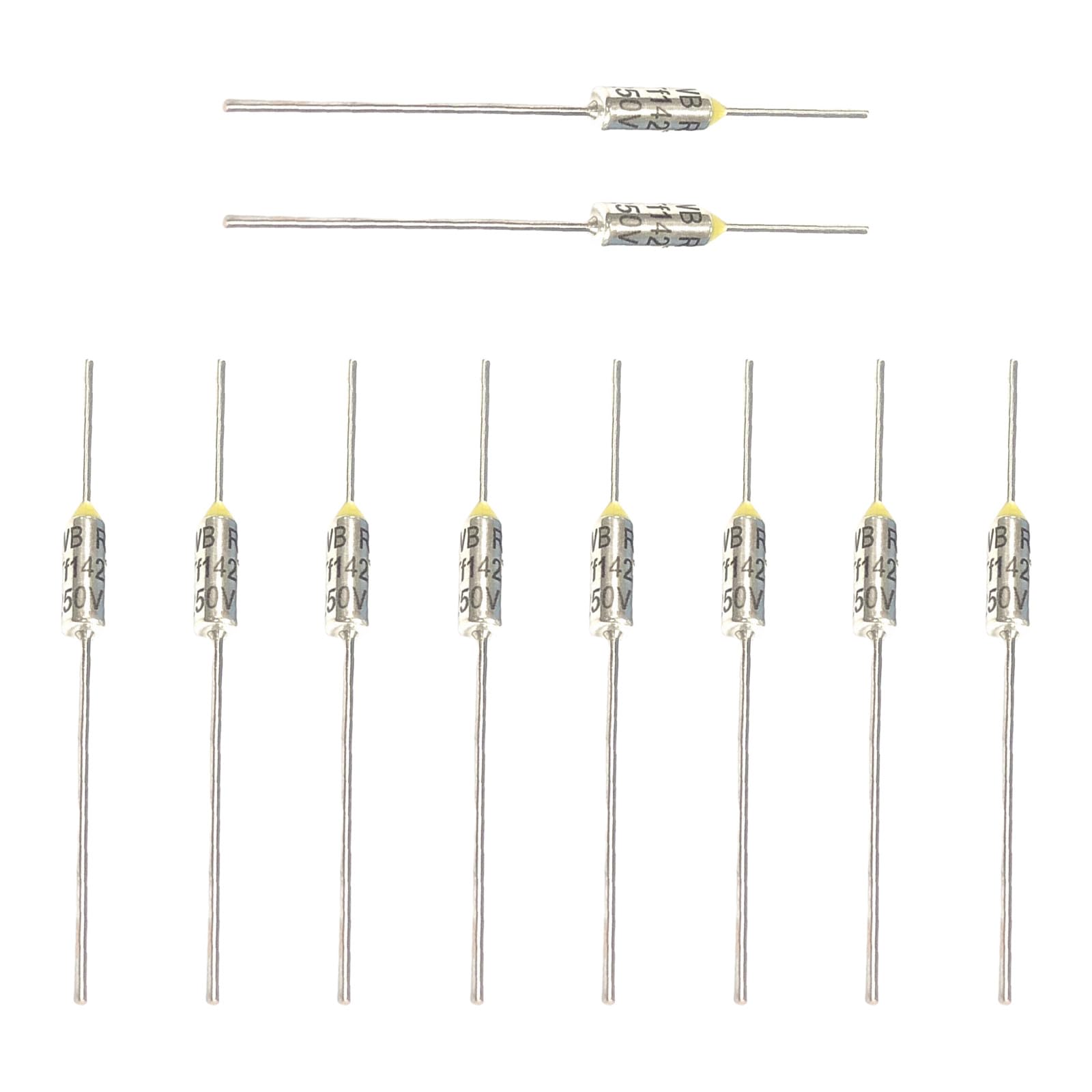 Lirrvb 80 Degrees 10Pcs Metal Thermal Fuses Circuit Protections Against Overheating In Various Equipment Precisions Cutoff