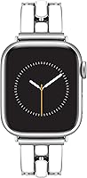 Vista 7 de Pulsera de moda Anne Klein para Apple Watch, segura, ajustable, correa de repuesto para Apple Watch, se adapta a la mayoría de muñecas