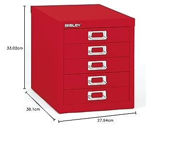 Amazon | Bisley 5段引き出しスチールデスクトップマルチ