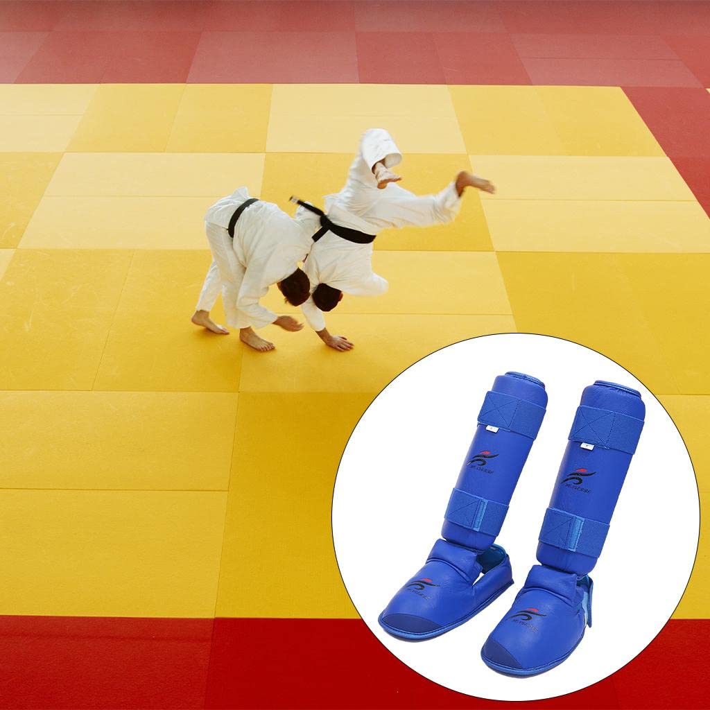 Paratibie E Protezioni per Kickboxing, MMA, Protezioni per Allenamento E Combattimento, Protezioni per Gambe E Piedi per Arti Marziali, Spar, E At