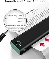 Vista 4 de Phomemo Papel para impresora térmica de letras estadounidenses, papel térmico Continuous Phomemo M08F, compatible con M08F-Letter, M08D, TATTMUSE