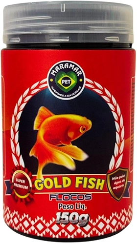 Ração Para Peixes Goldfish Flocos 150g Maramar