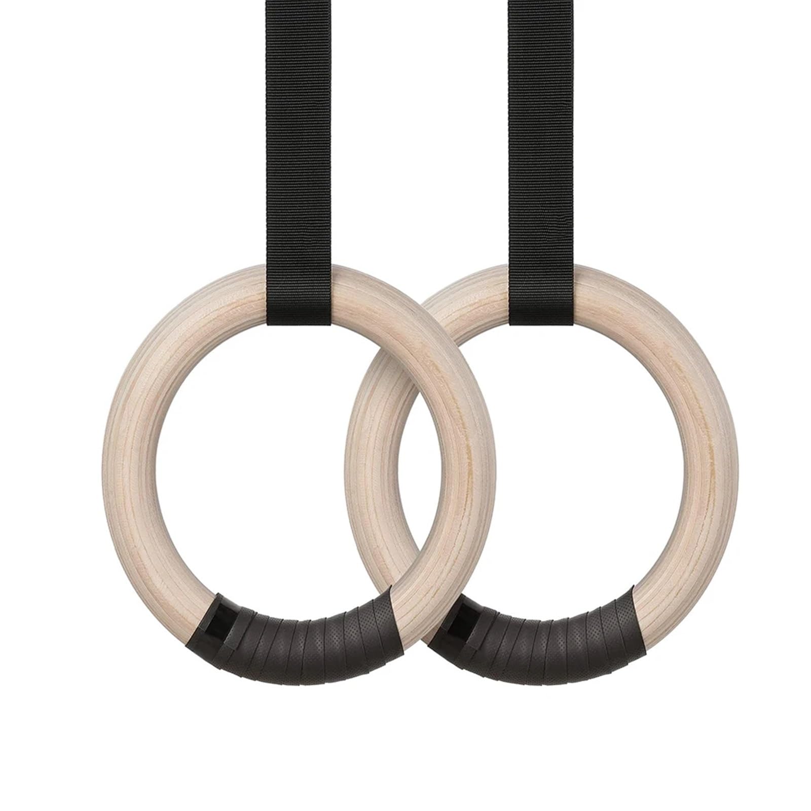Anelli da Ginnastica Anelli da Ginnastica in Legno 28/32 mm con Fibbie Regolabili, Cinghie 4 m for Bambini e Adulti, Palestra Domestica, Fitness, trazioni, Allenamento Muscolare
