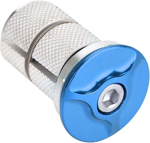 Dioche Parte superior del auricular del vástago, aleación de aluminio Auriculares Top Fork Expander Bung