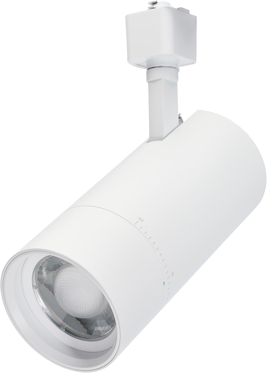 Nuvo TH741 30W LED Track Head, 20-50 Degree Adjustable Beam Spread, CCT Selectable, White