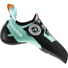 Tenaya Aruma Rock Climbing Shoes, Unisex, Black and Mint Green US Footwear Size System, Adult, Men, Numeric, Medium, 11