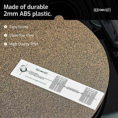 Turntable Phonograph Lp Phono Cartridge Stylus Alignment Protractor Tool–High Contrast (Vta Sold Separately) #TOP2