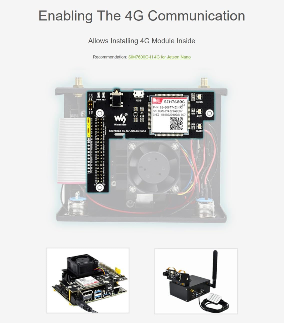 for New Jetson Nano Developer Kit B01 and Old Version Dust Proof Solid Firm Metal Cover Case (Type C) with Camera Holder and Internal Fan Design @XYGStudy