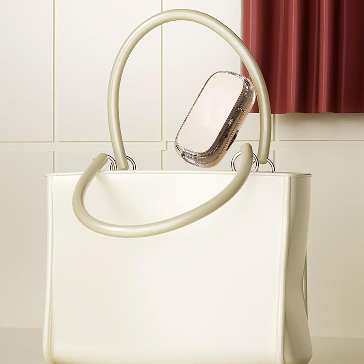 Pill Cutter for Cutting Multiple, 1/2 1/4 Pill Splitter for Large, Small and Tiny Pills, Portable Pills Cutter,Storage Organizer, Accurate Centering Alignment Device (White)