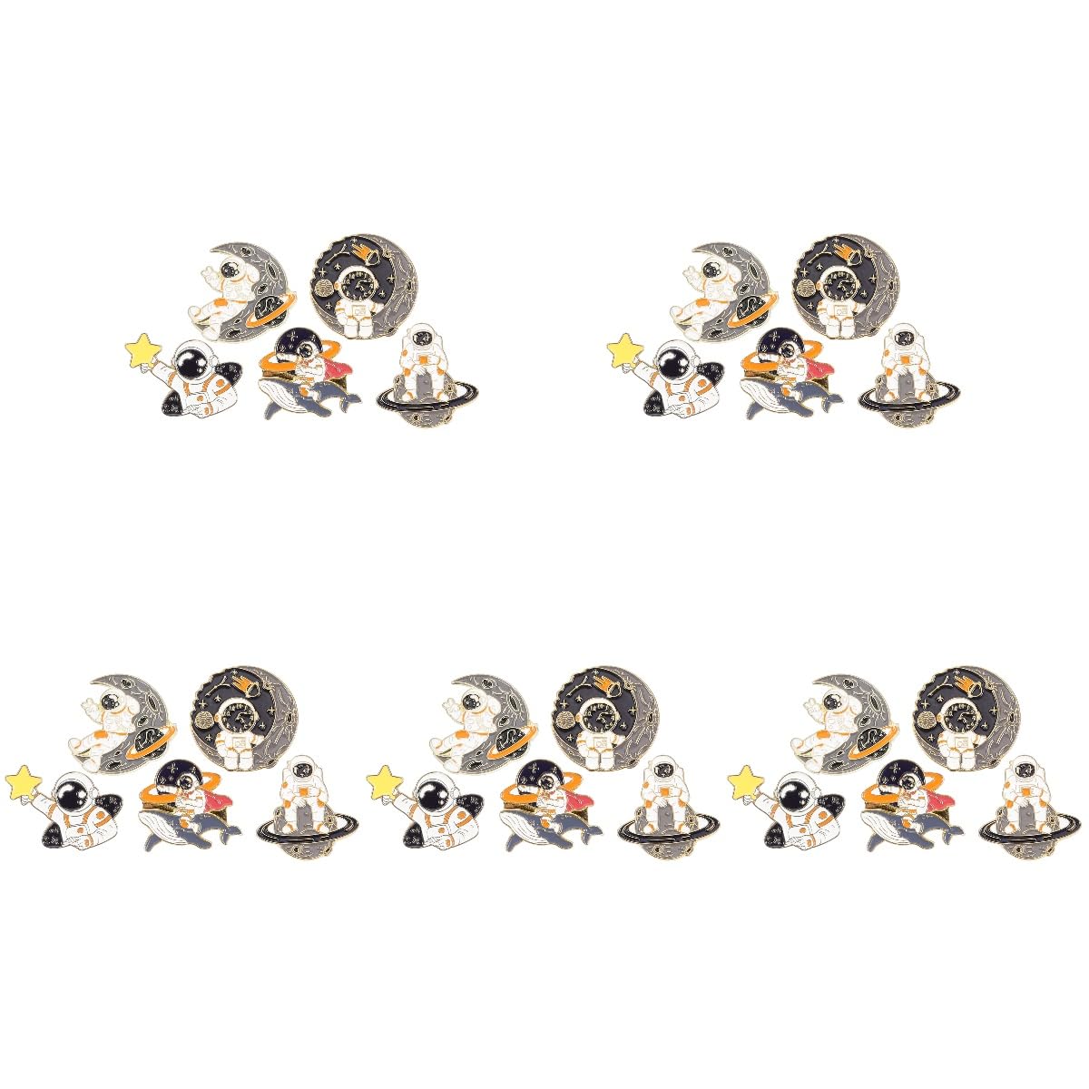 Healeved Teiliges Astronauten Broschen Anstecker Für Kleidung Dekorative Pins Im Cartoon Für Frauen Freunde Für Besondere Anlässe
