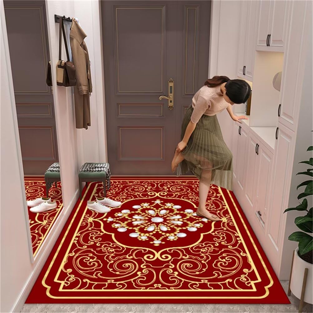 Tapis de sol antidérapant contre les glissades dans le salon rétro