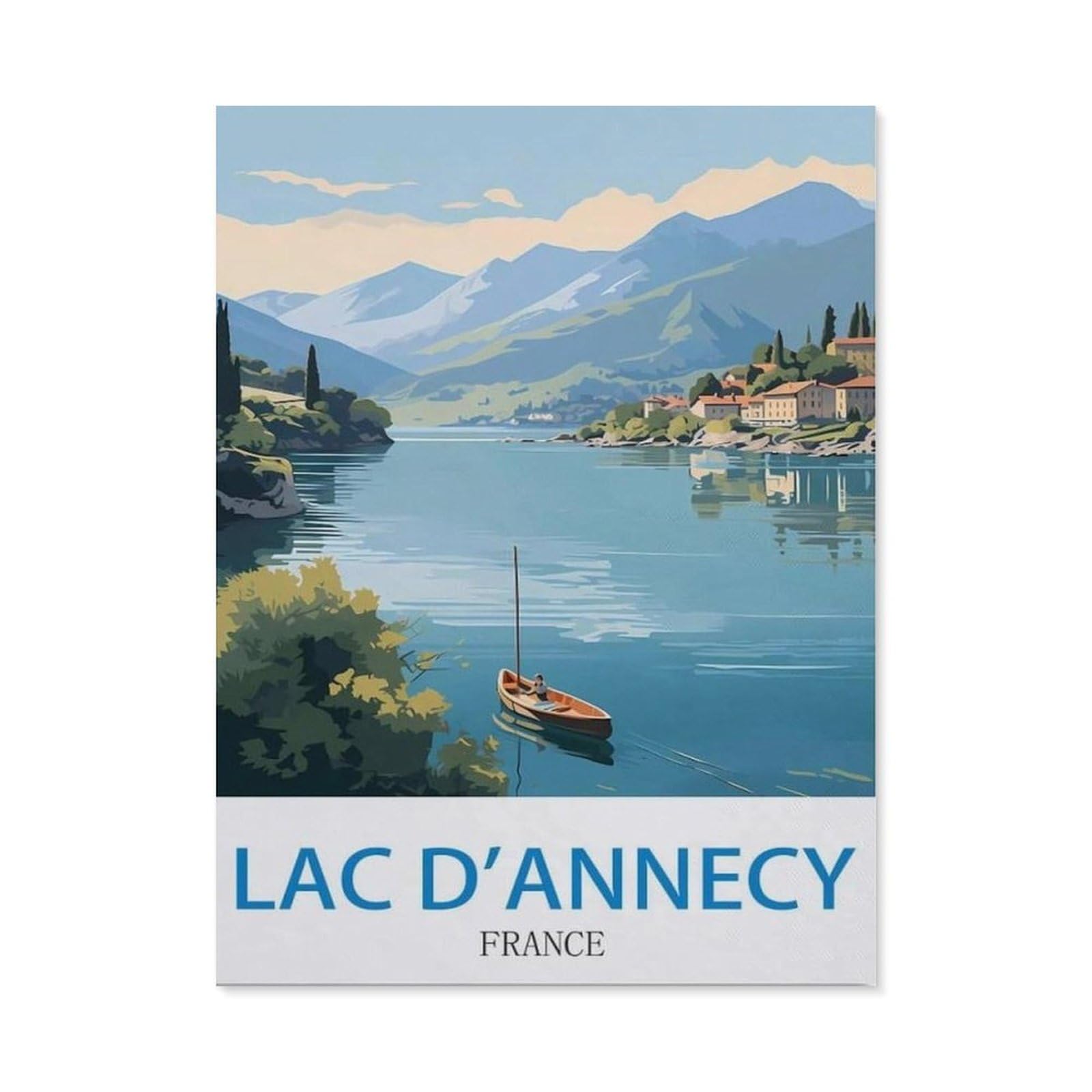 BEAYODKP Diamond Painting Kits for Adults and Kids，Lac D'annecy France