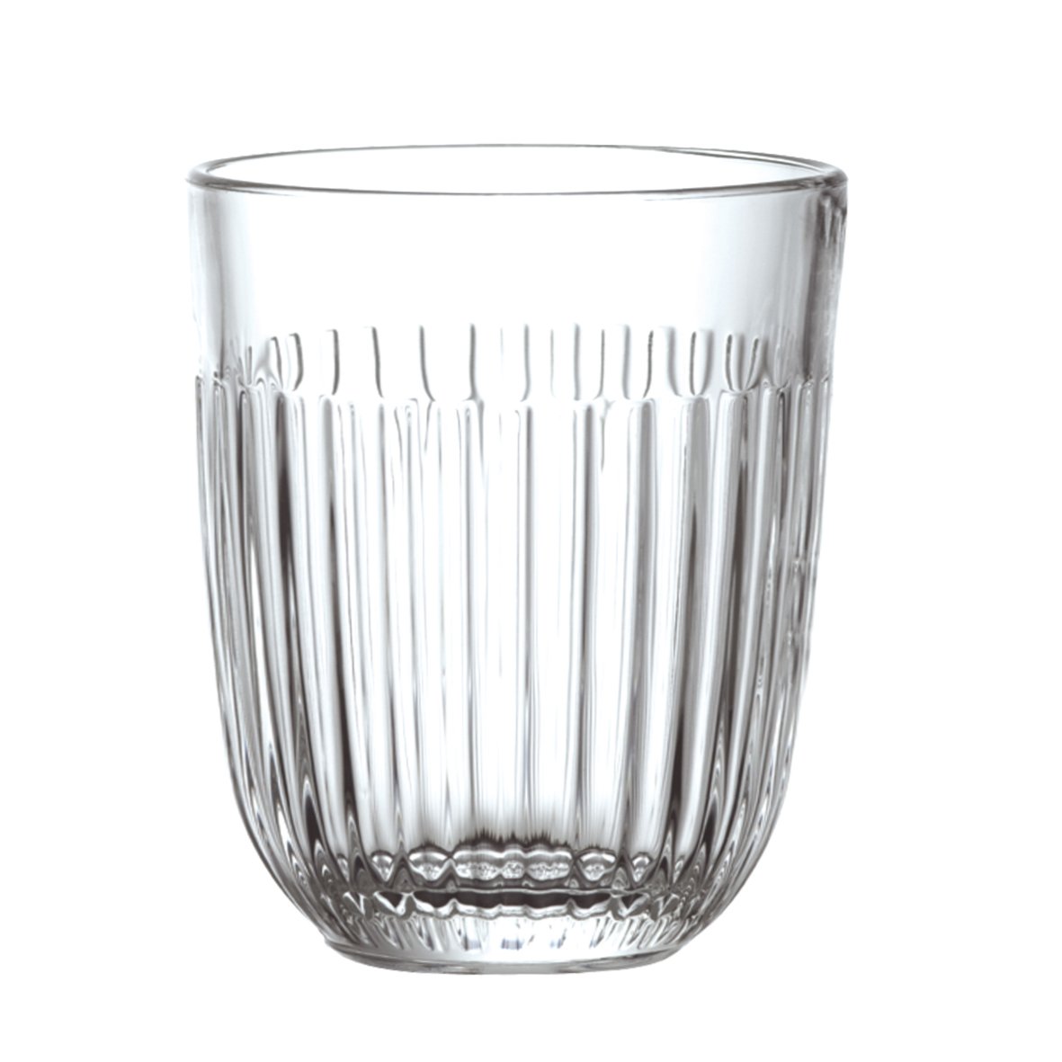 La Rochere Quessant Glass Tumbler Set of 6 – 10 oz Clear Drinking Glasses – Elegant and Durable Glassware – Dishwasher Safe
