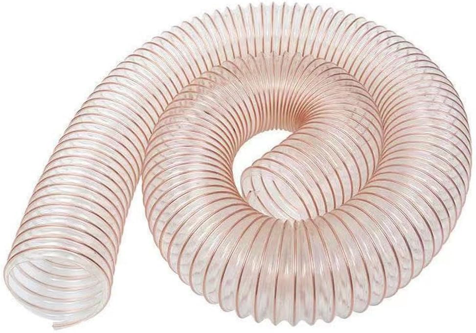 PU Flexible Vacuum Cleaner Hose, ID 160-180Mm, Dust Collection Hose Length 1M for Industrial Woodworking,ID 180mm x WT 0.93mm
