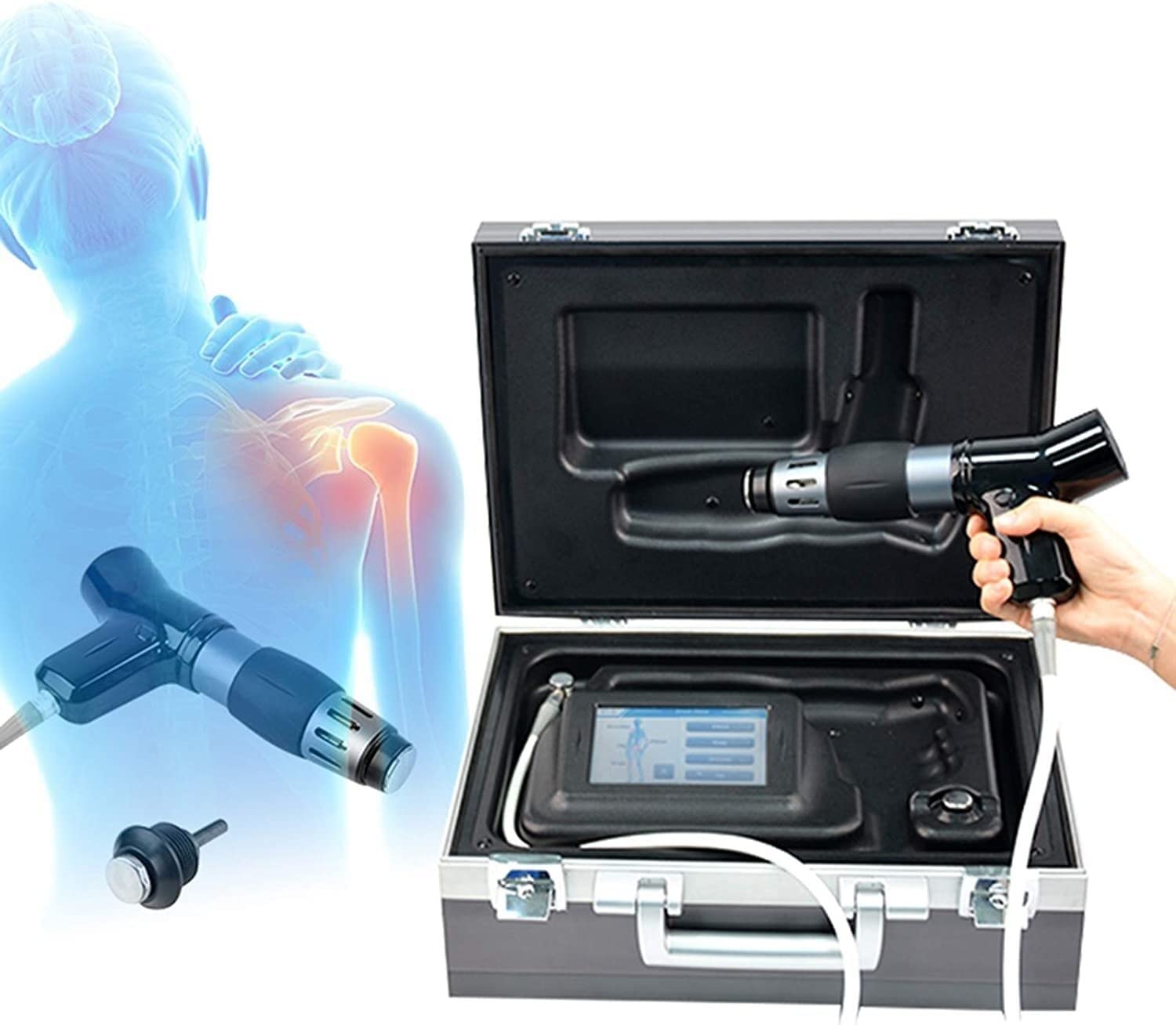 SYSASEffective Shock Wave Shockwave Machine Shock Wave for Pain Relief Therapy Extracorporeal Shock Wave Device for Joints Pain