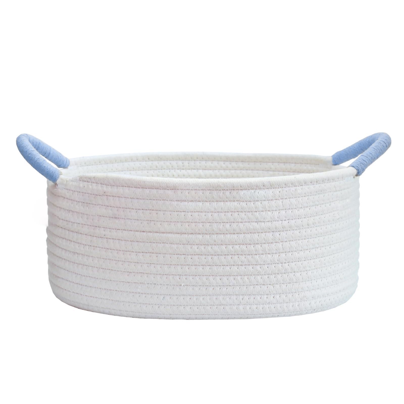 Elnwnnkc Rope Storage Basket for Home Decoration and Organization Snacks Organiser Household Desktop Sundries Holder Storage Basket