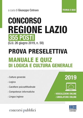Concorso Regione Lazio 355 posti