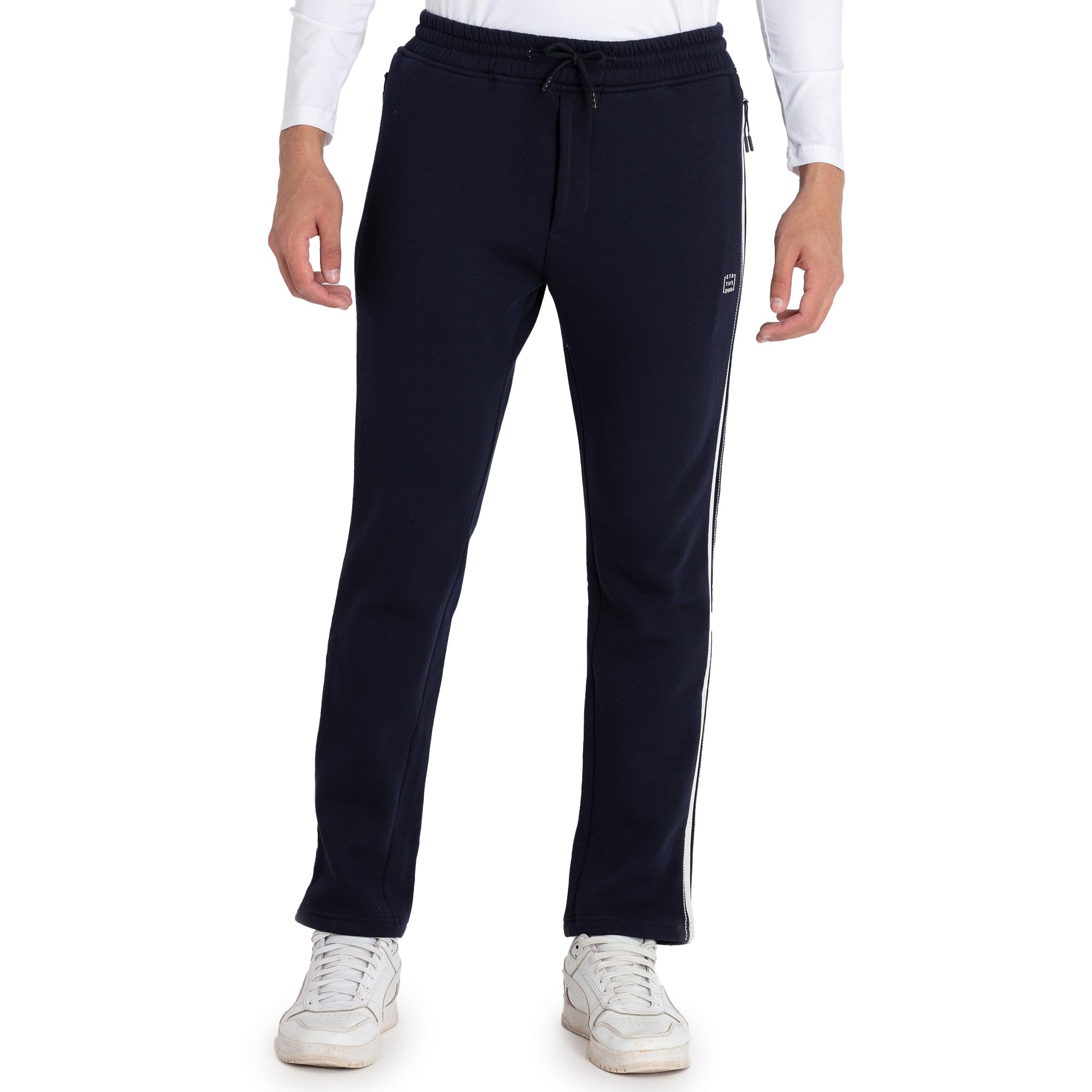 status quo Mens Solid Regular Fit Track Pants-picture-28