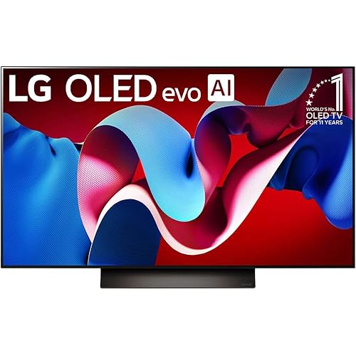 LG C3 Series 48-Inch Class OLED evo Smart TV OLED48C3PUA, 2023 - AI-Powered 4K, Alexa Built-in (Renewed)