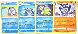 Poliwrath & Politoed 032/196-085/196 Lost Origin Pokemon Evolution Card Set - 4 Card Lot