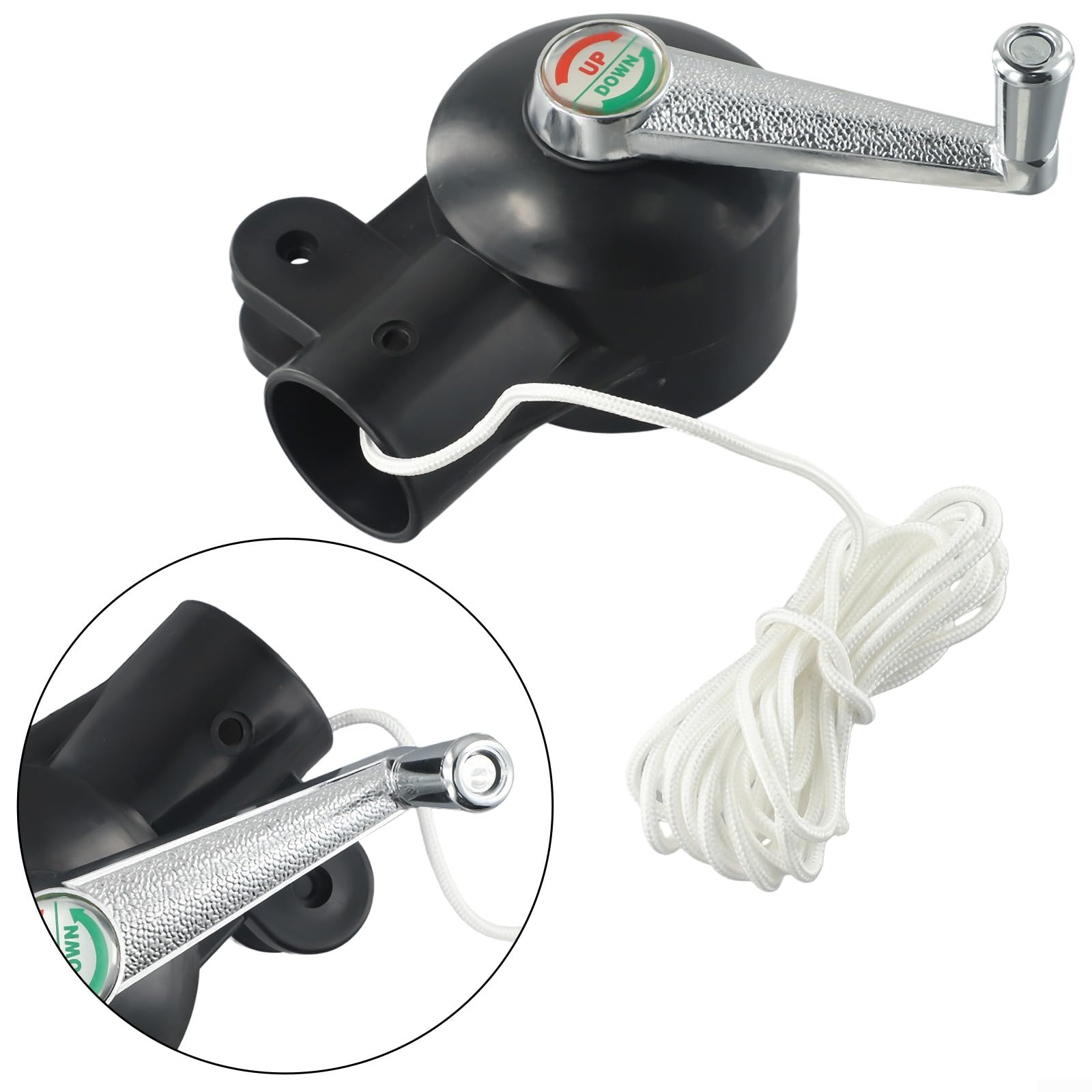 TOBBOMEY Accessoire De Parasol De Jardin Avec Manivelle Remplacement