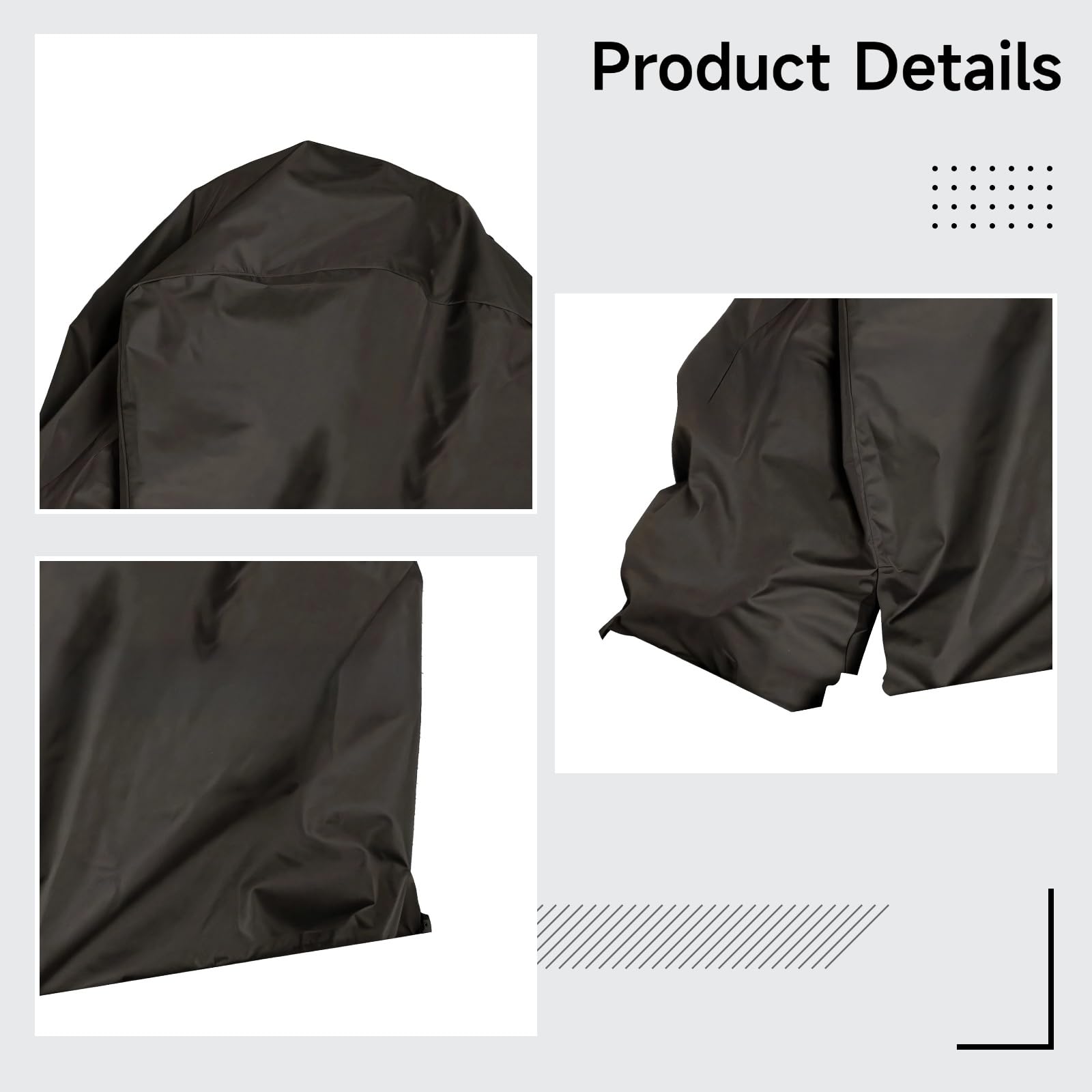 Funda para silla de ruedas eléctrica para uso en exteriores, tela Oxford 600D impermeable, a prueba de polvo y protección solar para sillas eléctricas grandes, cierres de seguros, 44.1 x 22.8 x 38