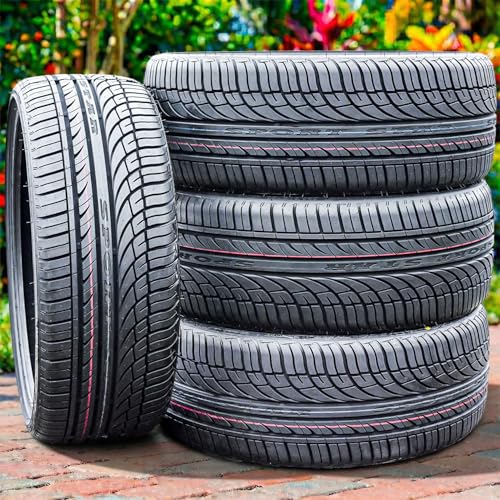 Set of 4 (FOUR) Fullway HP108 All-Season Truck/SUV Performance Radial Tires-305/35R24 305/35/24 305/35-24 112V Load Range XL 4-Ply BSW Black Side Wall UTQG 380AA