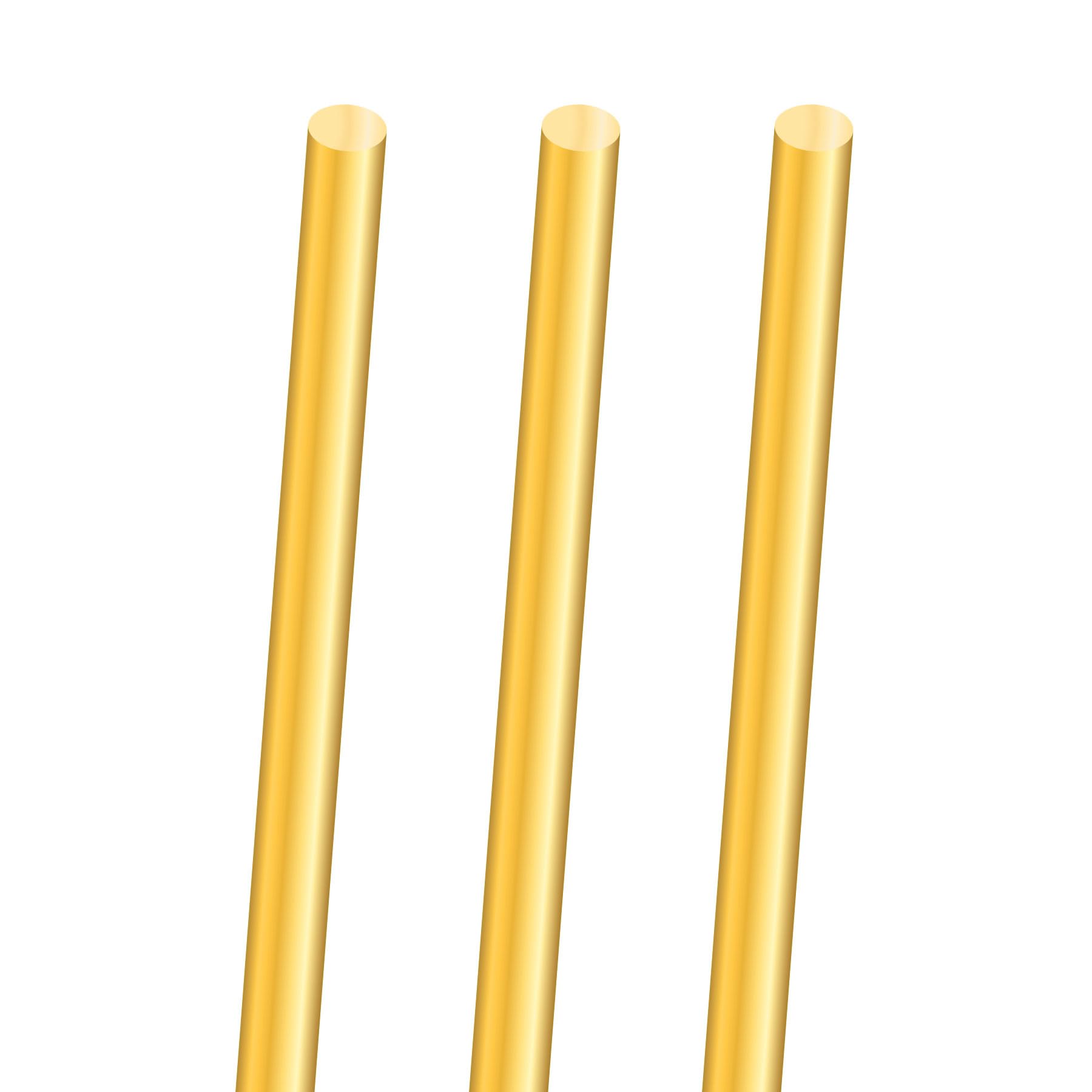 Barre in Ottone 6 mm 300 mm per Tornio