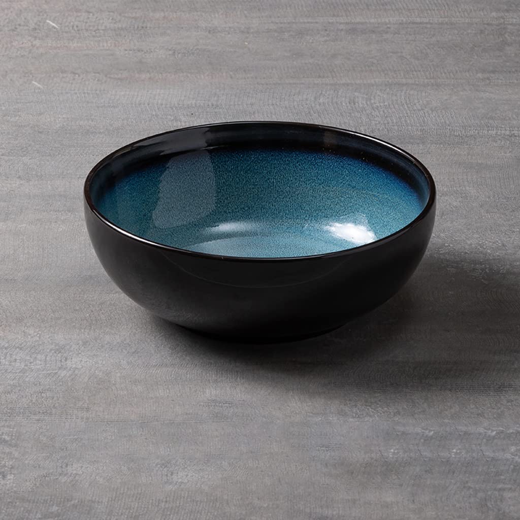 Miski na sałatki do kuchni Ceramiczna salaterka Miska do ramenu Okrągła miska z możliwością układania w stosy Miska na ziarna owoców Można używać w miskach do zupy w kuchence mikrofalowej i lodówce
