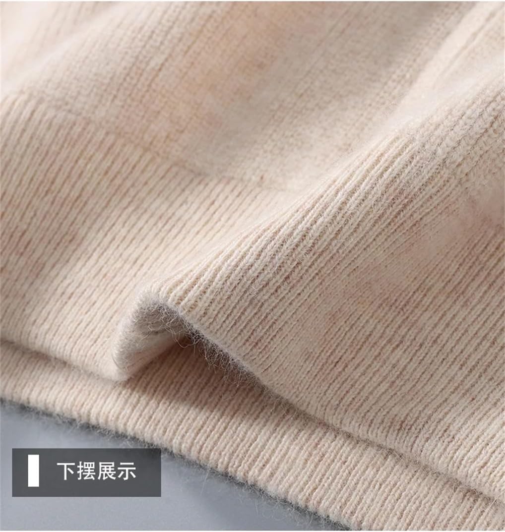 [Suvoiier] メンズカーディガンセータージッパースタンドネック肥厚セーターミンクフリースニットルーズ長袖暖かいセーター