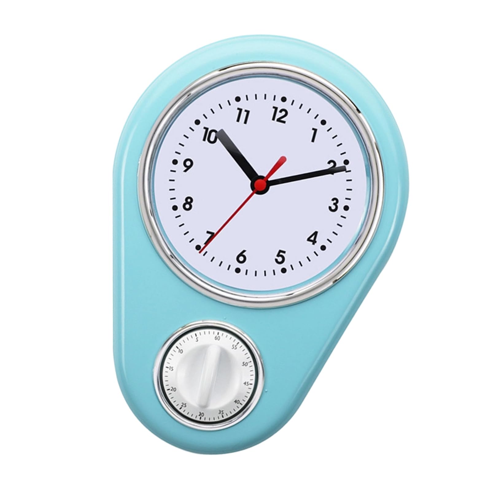 JSGHGDF 9Inch Kitchen Timer Wall Clock Multifunction Precises Quiet Operations Quartzs Clock 60 Minutes Visual Countdown Timer Battery Operated
