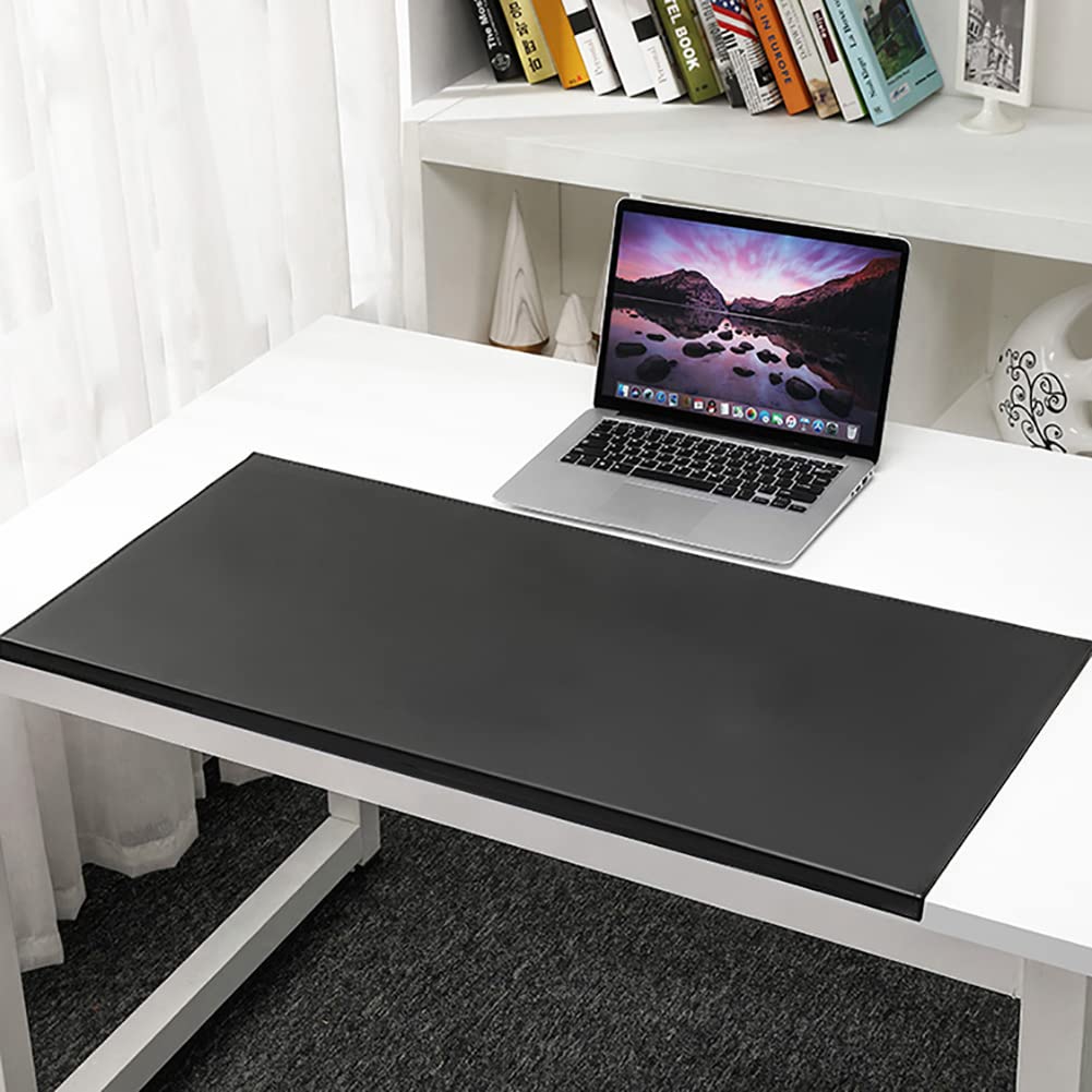 Luxury Leather Desk Pad, Durable Desk Mat with Edge Protector for Easy Attachment to Desk, Large Mouse Pad, Desk Writing Mat, Smooth Desk Writing Mat