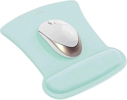 Miniatura 7 de MOSISO Soporte para reposamuñecas para mouse pad y juego de teclado, base antideslizante ergonómica, alivio del dolor en el hogar, oficina, cojín de