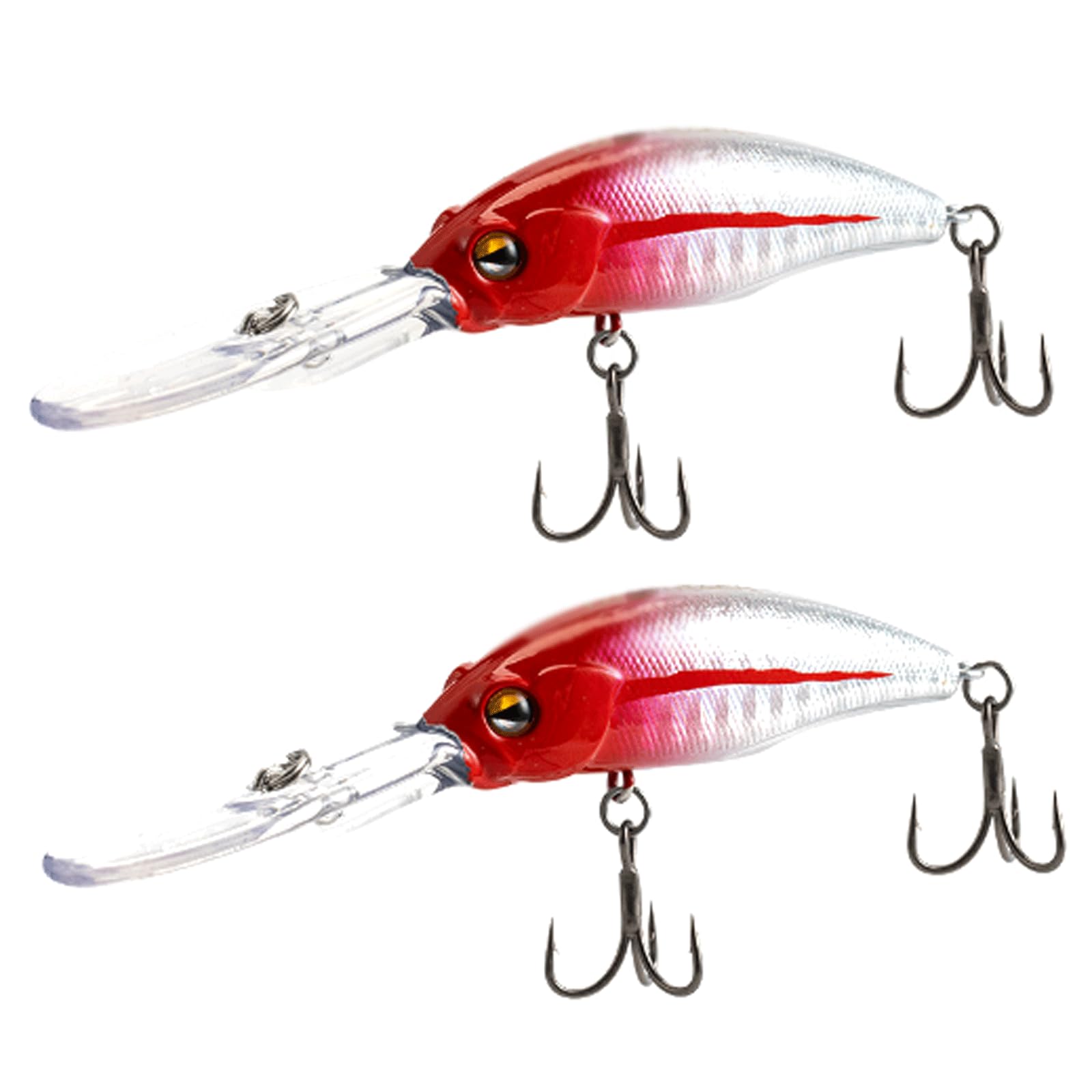 IvyLoutish Fishing Lure Bait Professional Fishing Bait 70mm 10g Suspend Wobbler Minnow Depth 1.5-2m Bass Pike Artificial Bait Tackle Fishing Tackle