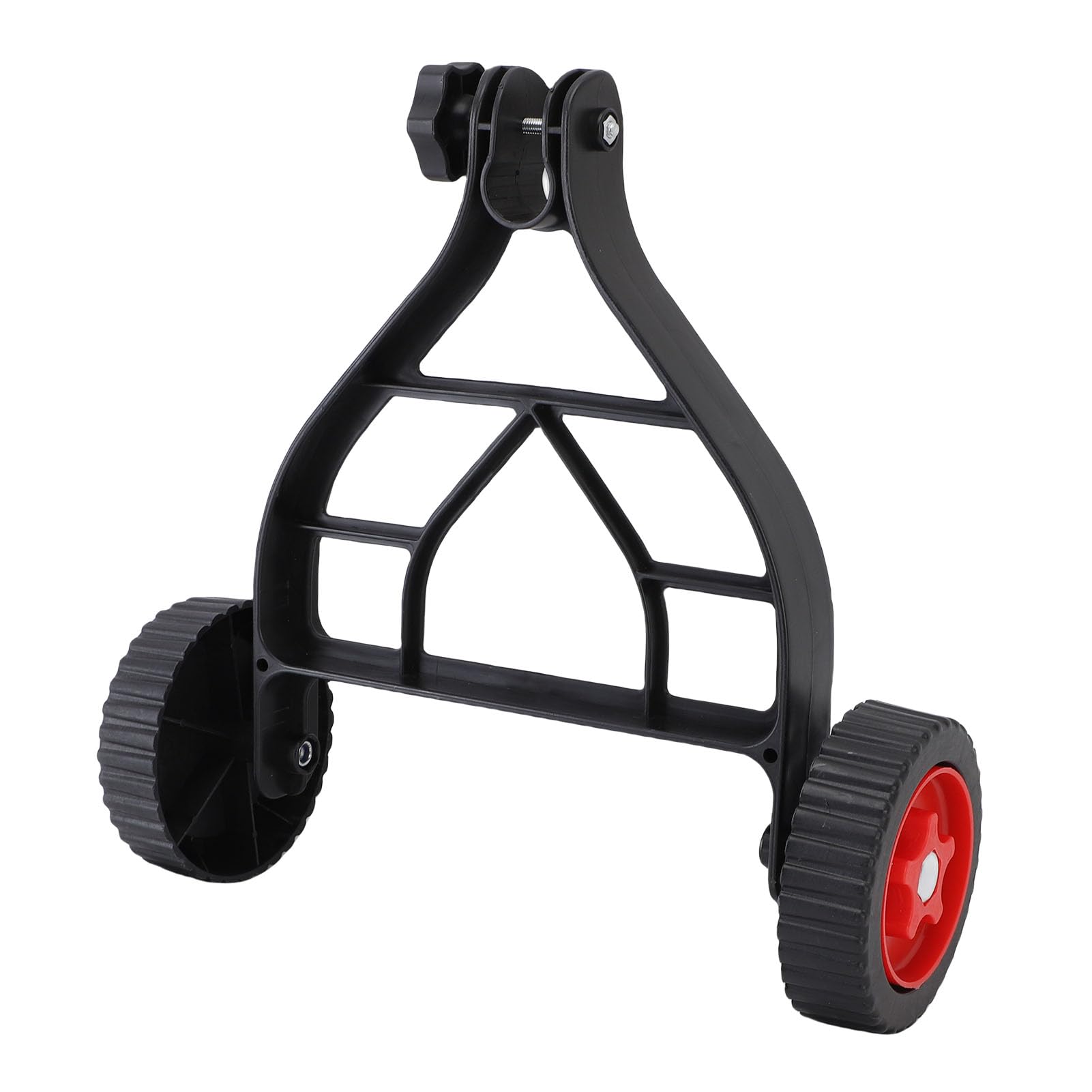 Roue de Support Réglable pour Tondeuse, Métal Plastique, Cadre Triangulaire