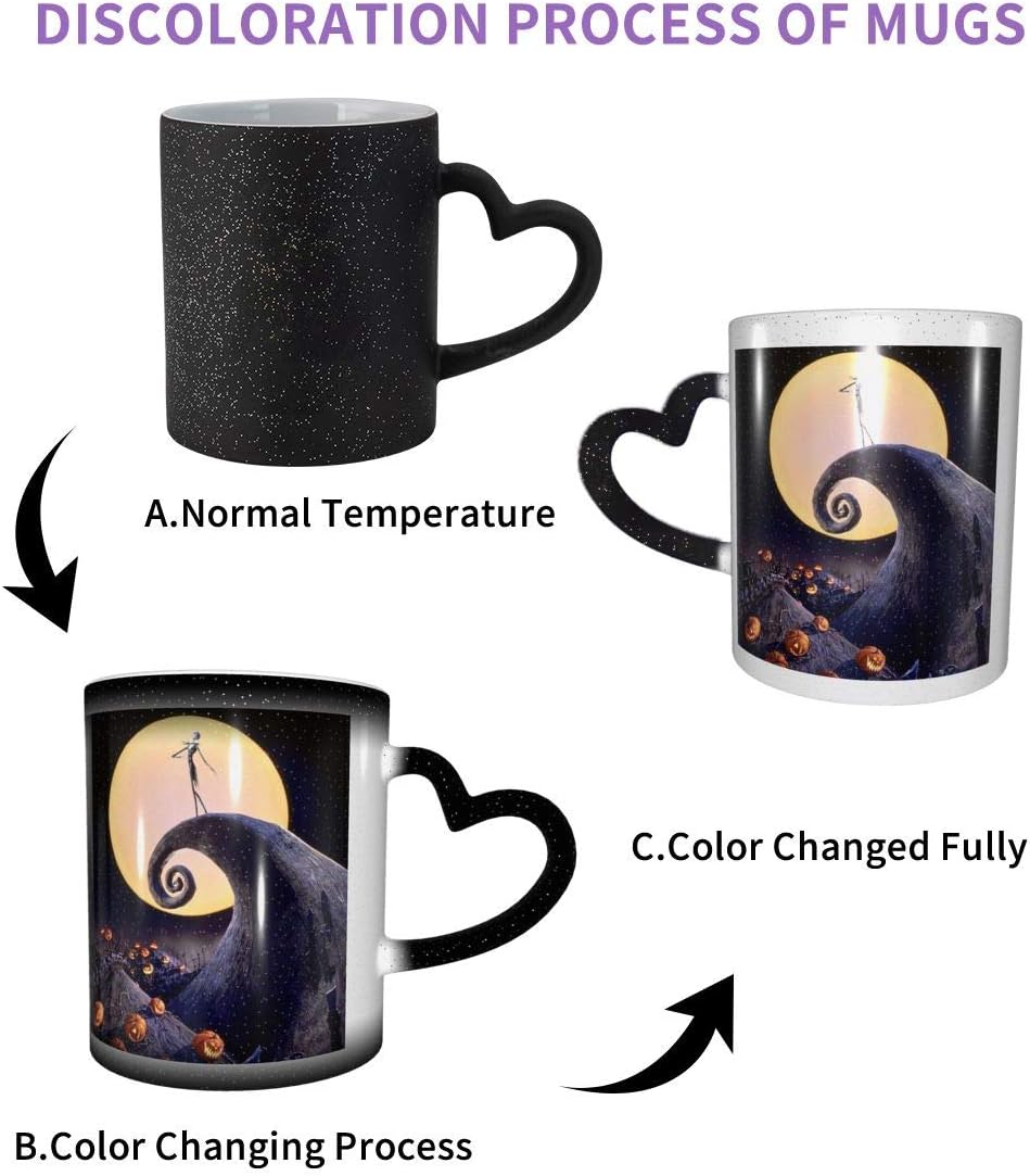 Lіmіtеd Dіѕсоunt Custom Color Changing Coffee Mug for Men Women Ceramic Jack The Before Christmas Reveled Heat Sensitive Cup Gift Novelty 12 Oz Nеw Arrіvаlѕ Custom Color Changing Coffee Mug for Men Women Ceramic Jack The Before Christmas Reveled Heat Sensitive Cup Gift Novelty 12 Oz