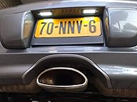 Vista 6 de Juego de 2 luces LED sin errores para matrícula, compatible con Volkswagen VW Golf GTI MK4 MK5 MK6 MK7 CC Rabbit Polo EOS Phaeton Beetle Scirocco