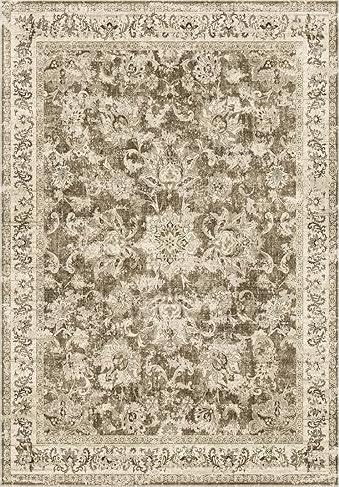 Tapis de salon antidérapant marron idéal pour éviter les glissades - 3