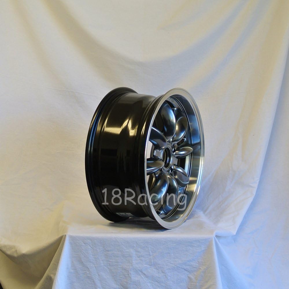 TOTAL 4 PCS ROTA RB WHEELS 2 PCS 16x7 4 & 2 PCS RB-R 16X8 PCD:4x114.3 OFFSET:+10 HB:73HYPERBLACK WITH POLISH LIP