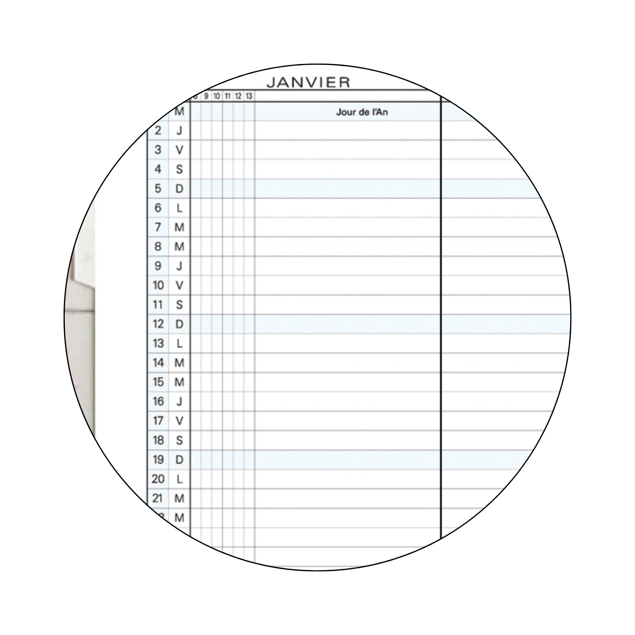 Ricarica Agenda Exacompta Exaplan 16 - Planning Mensile 2025 - Foto 9