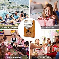 Hearda Kalimba 17 clés Instrument de Musique, Portable Pouce Piano Africain Marimba Kalimba Cadeau Kit avec Accordeur… - Les Beatles, Paul McCartney, John Lennon, RIngo Starr, George Harrison Hearda Kalimba 17 clés Instrument de Musique, Portable Pouce Piano Africain Marimba Kalimba Cadeau Kit avec Accordeur… – Image 6
