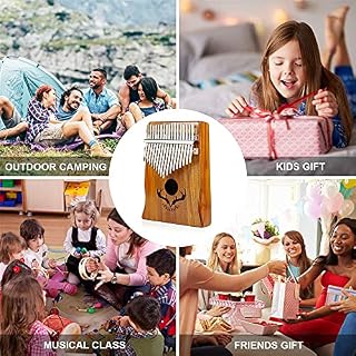 Hearda Kalimba 17 clés Instrument de Musique, Portable Pouce Piano Africain Marimba Kalimba Cadeau Kit avec Accordeur… - Les Beatles, Paul McCartney, John Lennon, RIngo Starr, George Harrison Hearda Kalimba 17 clés Instrument de Musique, Portable Pouce Piano Africain Marimba Kalimba Cadeau Kit avec Accordeur… – Image 6