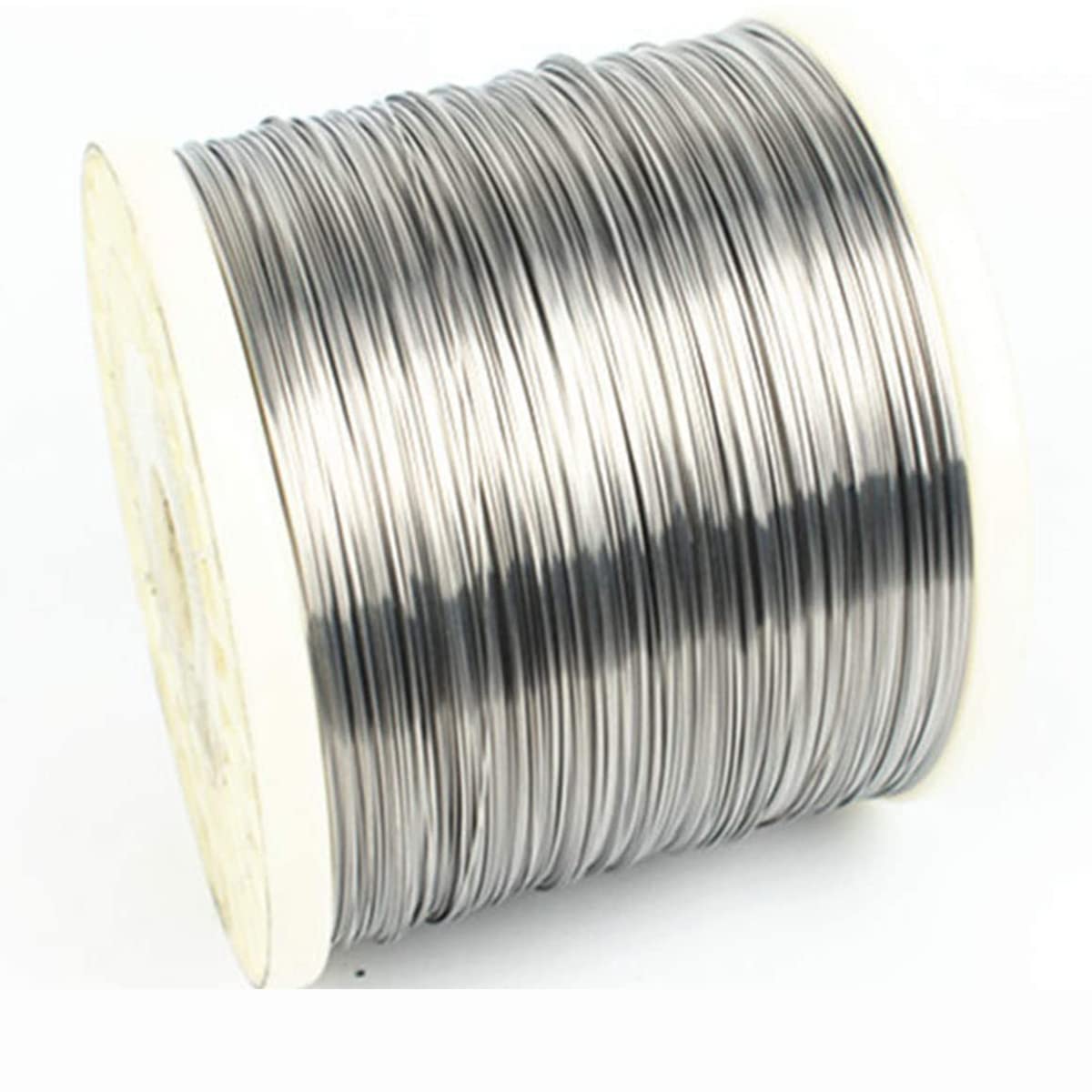 0.15mm（8kg）, Weicher Edelstahl Basteldraht 304 zum Basteln, Schmuck Machen und Modellbau 0,7mm