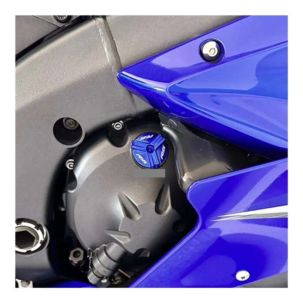 Bouchon Carburant Moto Couvercle De Remplissage D'huile Moteur En Aluminium, Accessoires De Moto Pour Ya&maha YZF R1 R1M R3 YZFR6 R6 S YZF R7 YZFR7 2008 – 2023