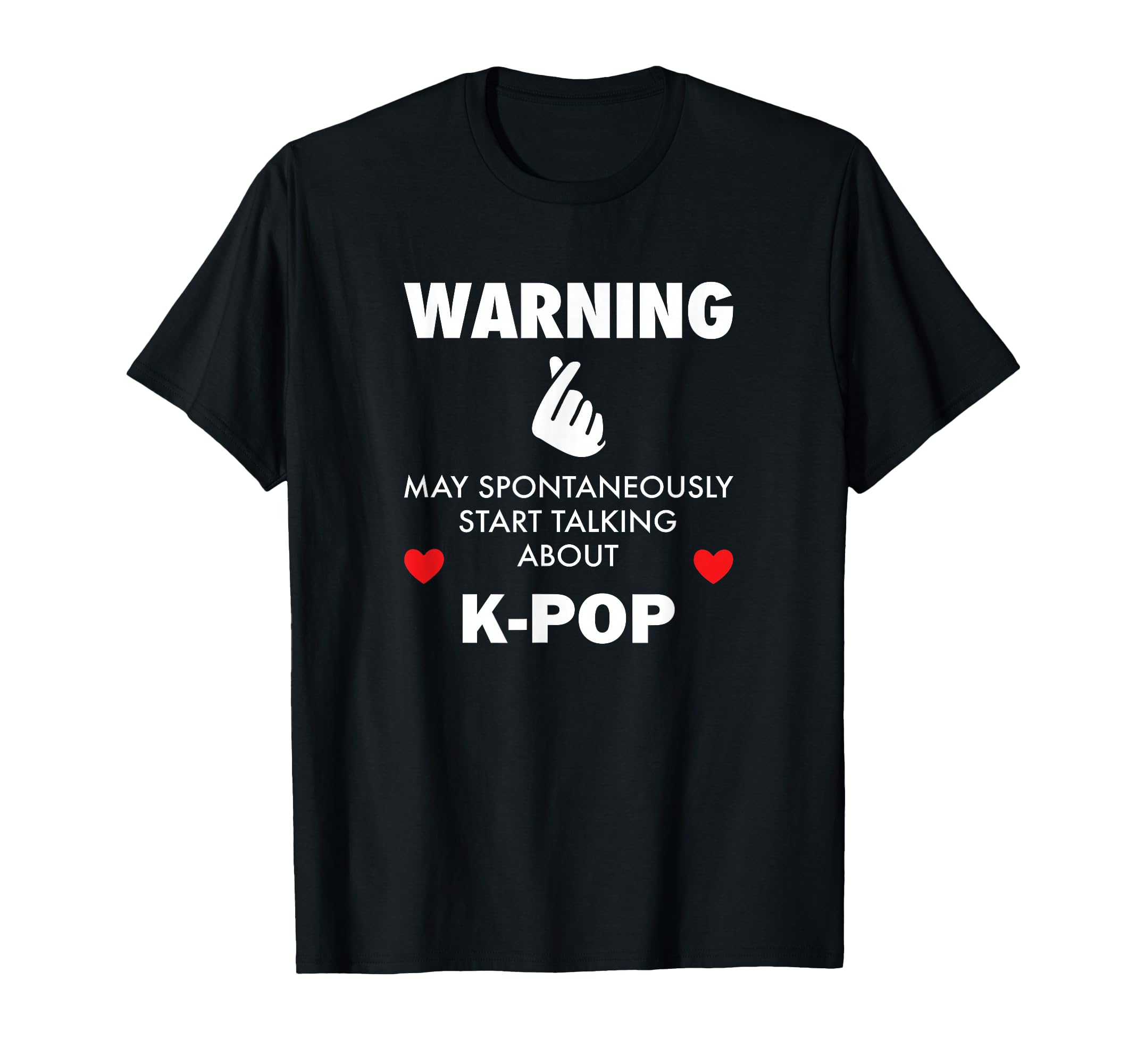 Warning May Start Talking About K-Pop Korean Pop T-Shirt