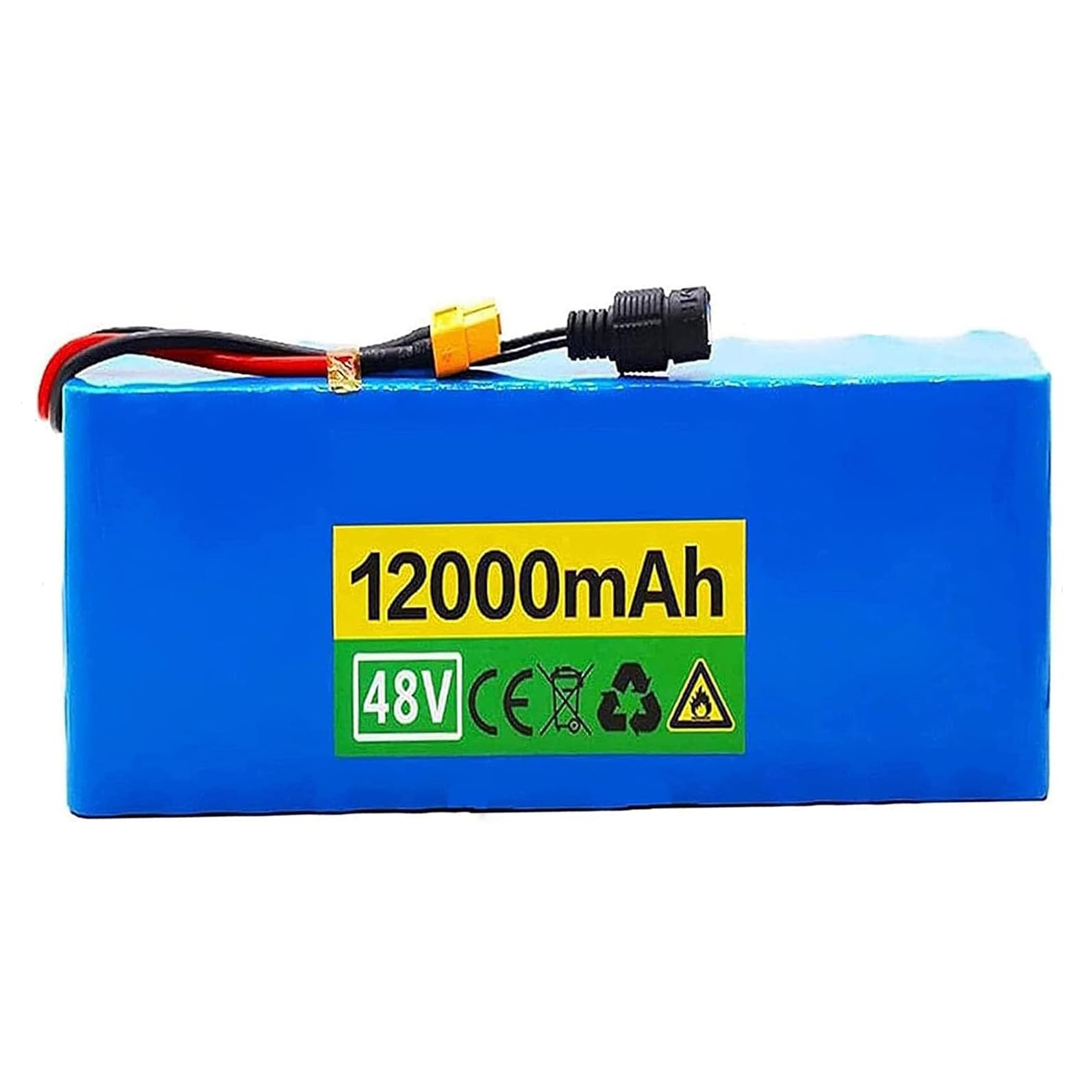 FREEDOH 48V 10AH/12AH/15AH E-Bike Lithium-Ion Battery Pack 48V Ebike  Battery 48V Electric Bike Battery for 450W-1000W Electric Bicycle Scooter