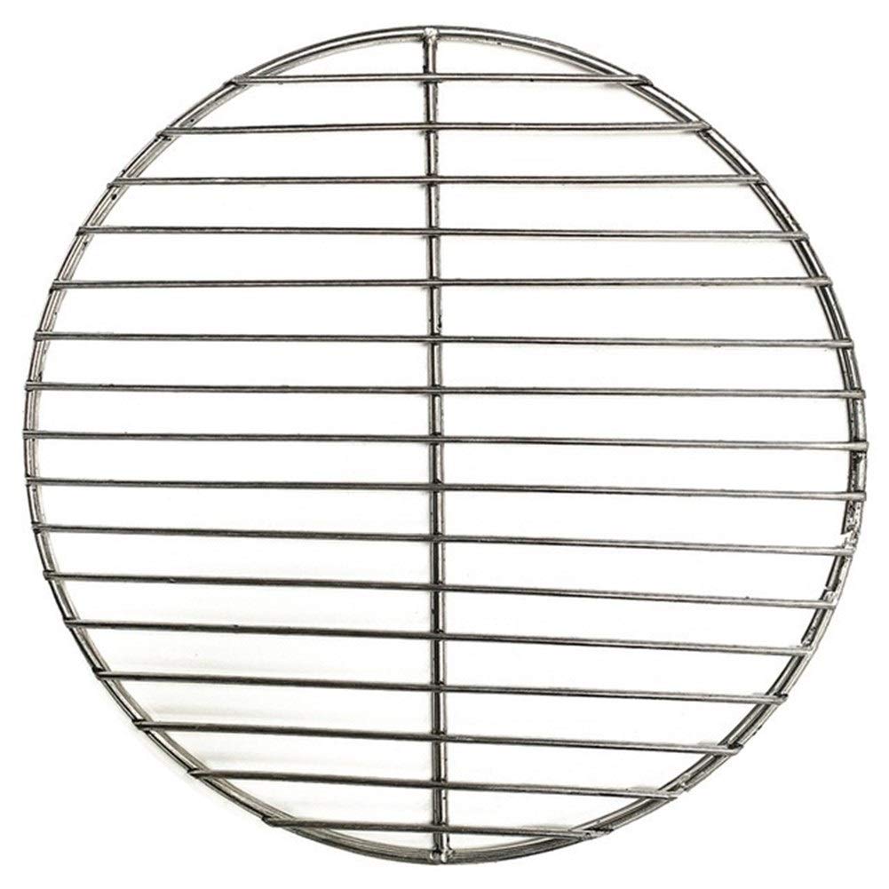 BBQ Grill Mat Herramienta de la Parrilla Redondo de Acero Inoxidable de Malla Parrilla Inicio asado Nets Tocino Hierro Nets Barbacoa Accesorios Antiadherente Barbacoa Entramado