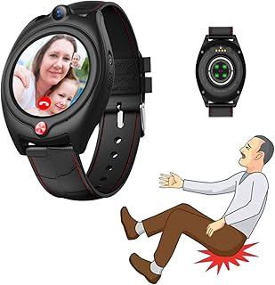 Elderly Smart Watch, Fall Detection Smartwatch for Seniors, With GPS Location, SOS one key for help, GPS+WiFi Location, SOS Smart Bracelet for Elderly with Dementia Alzheimer'S