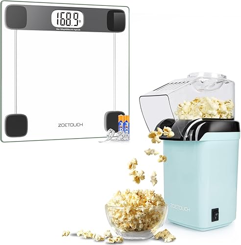 Máquina de báscula digital y máquina de palomitas de maíz ZOUTOUCH