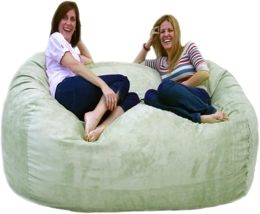 Cozy Sack 6Feet Bean Bag Chair, Large, Sage Home & Kitchen